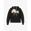 Palm Angels Black Bear Hoodie In Black/brown