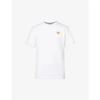 Comme Des Garçons Play Heart Logo-print Cotton-jersey T-shirt In White