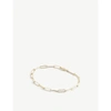 TOM WOOD BOX-CHAIN 9CT YELLOW GOLD-PLATED STERLING-SILVER BRACELET