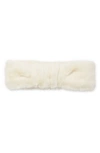 Ugg Faux Fur Headband In Ivory