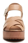 Kelsi Dagger Brooklyn Webster Platform Sandal In Straw Leather
