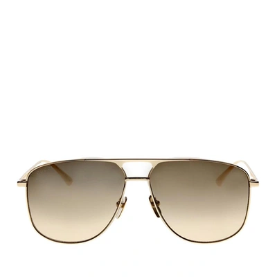 Gucci 80s Monocolor 60mm Aviator Sunglasses - Gold In .