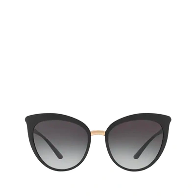 Dolce & Gabbana 55mm Gradient Cat Eye Sunglasses - Black In .