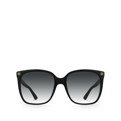 Gucci Gg0022s Black Female Sunglasses In .
