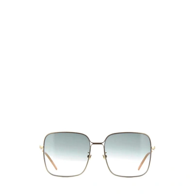 Gucci Gg0443s Gold Sunglasses In Grey
