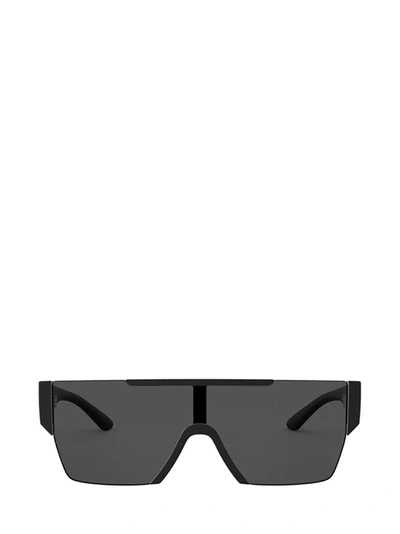 Burberry Be4291 Matte Black Male Sunglasses In Grey
