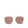 GUCCI GUCCI GG0852SK GOLD FEMALE SUNGLASSES