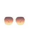 GUCCI GUCCI GG0882SA GOLD FEMALE SUNGLASSES