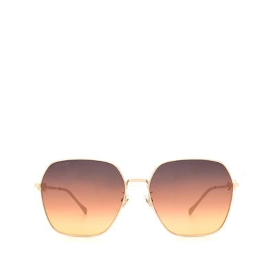 Gucci Gg0882sa Gold Female Sunglasses