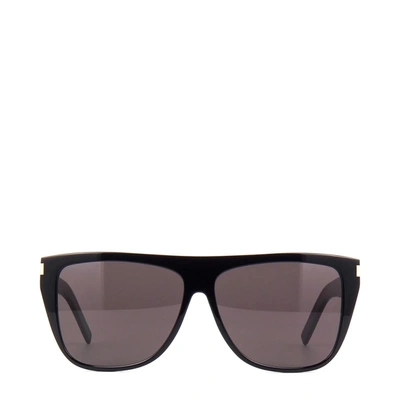 Saint Laurent Eyewear Sl 1 Slim Black Sunglasses In .