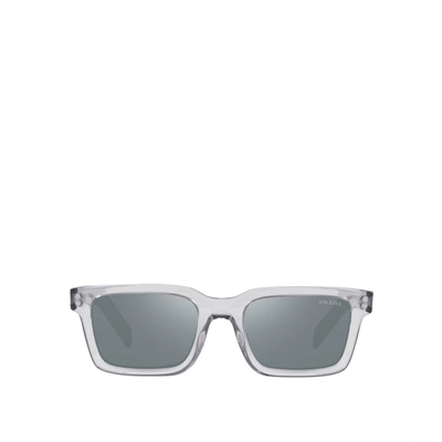 Prada Pr 06ws Grey Crystal Female Sunglasses In .