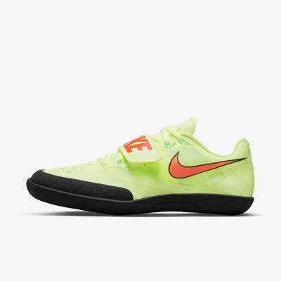 Nike Zoom Sd 4 Track & Field Throwing Shoes In Barely Volt,dynamic Turquoise,black,hyper Orange