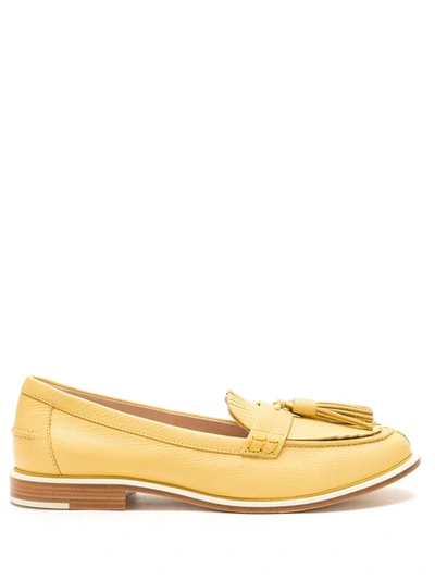 Tod's Xxw74a0x2305j1g017 G017 Flan Furs & Skins->calf Leather In Yellow