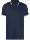 PHILIPP PLEIN LOGO-TAPE DETAIL POLO SHIRT