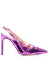 GIANNICO POINTED 110MM HEELED PUMPS