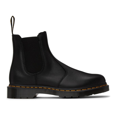 Dr. Martens 2976 Bex Squared Toe Leather Chelsea Boots In Black