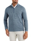 Rhone Commuter Quarter-zip Sweater In Stellar Blue Marle