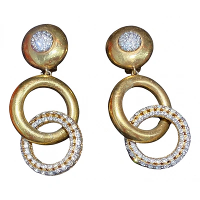 Pre-owned Valentino Garavani Earrings In Gold