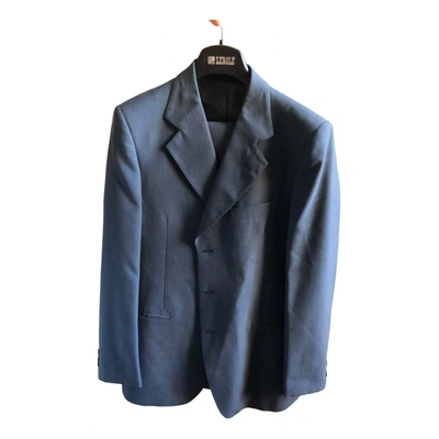 Pre-owned Lebole Suit In Blue