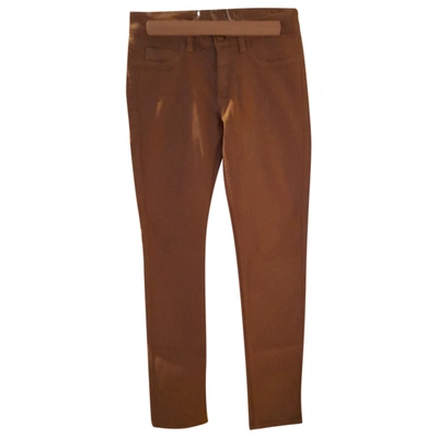 Pre-owned M.i.h. Jeans Slim Jeans In Camel
