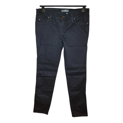 Pre-owned Mcq By Alexander Mcqueen Straight Pants In Black