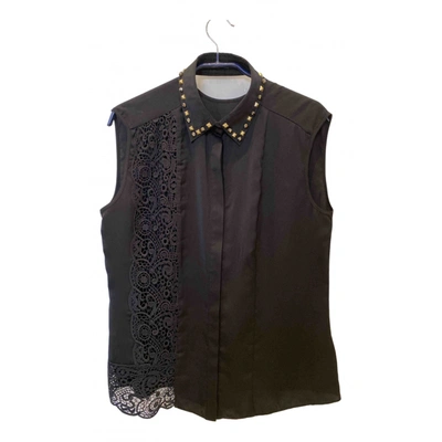 Pre-owned Pinko Blouse In Black