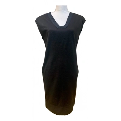 Pre-owned See By Chloé Wool Mid-length Dress In Black