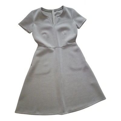 Pre-owned Max & Co Mid-length Dress In Ecru