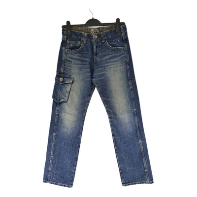 Pre-owned Blue Blue Japan Straight Jeans In Blue