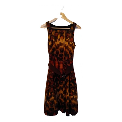 Pre-owned Rinascimento Mid-length Dress In Brown