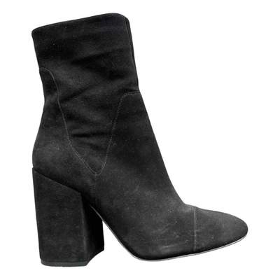 Pre-owned Kendall + Kylie Ankle Boots In Black