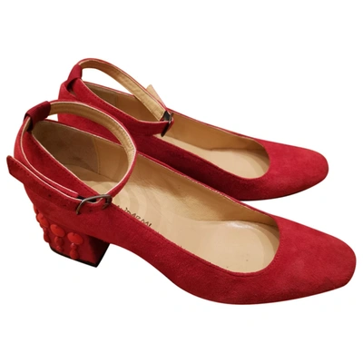 Pre-owned Maliparmi Leather Heels In Red
