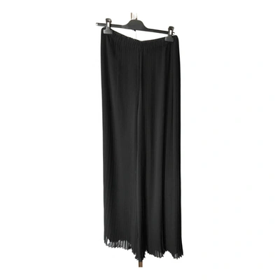 Pre-owned Weill Large Pants In Black