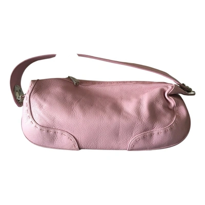 Pre-owned Escada Leather Bag In Pink