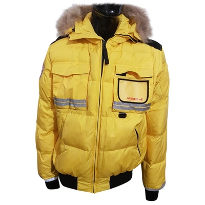 Pre-owned Museum Puffer In Yellow