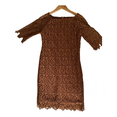 Pre-owned Giorgia  & Johns Mid-length Dress In Brown