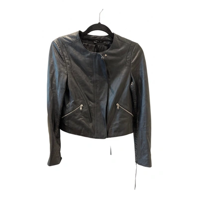 Pre-owned J Brand Leather Jacket In Black