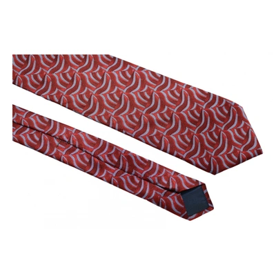 Pre-owned Lanvin Silk Tie In Red
