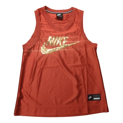 Pre-owned Nike Vest In Red