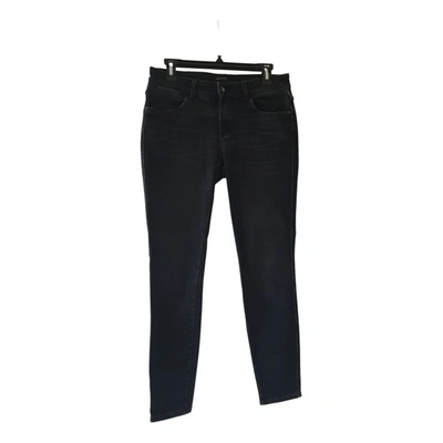 Pre-owned Massimo Dutti Jeans In Black