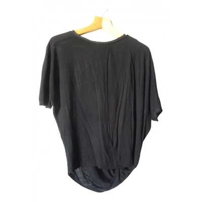 Pre-owned By Malene Birger T-shirt In Black