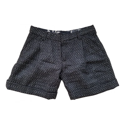 Pre-owned D&g Wool Mini Short In Black