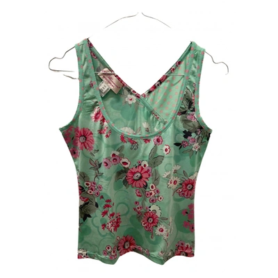 Pre-owned Blumarine Vest In Green