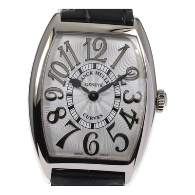 Pre-owned Franck Muller White Gold Watch In Silver
