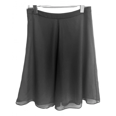 Pre-owned Alexander Wang T Silk Mini Skirt In Black
