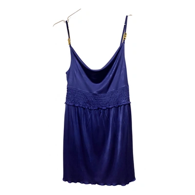 Pre-owned Faith Connexion Mini Dress In Blue