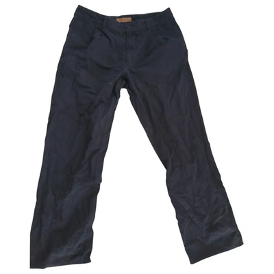 Pre-owned Avirex Trousers In Blue