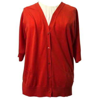 Pre-owned Loro Piana Cashmere Cardigan In Red