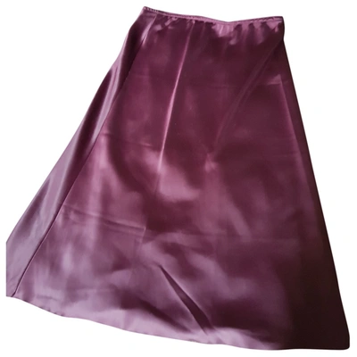 Pre-owned Flavio Castellani Mid-length Skirt In Purple