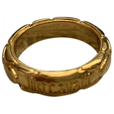 Pre-owned Just Cavalli Ring In Gold